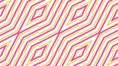 Kaleydoskop sorunsuz döngü sıra mandala desenler çok renkli hareketli grafik arka plan soyut. Yoga için ideal, kulüpleri, gösterir