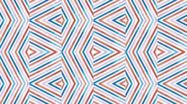 Kaleydoskop sorunsuz döngü sıra mandala desenler çok renkli hareketli grafik arka plan soyut. Yoga için ideal, kulüpleri, gösterir