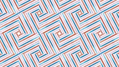 Kaleydoskop sorunsuz döngü sıra mandala desenler çok renkli hareketli grafik arka plan soyut. Yoga için ideal, kulüpleri, gösterir