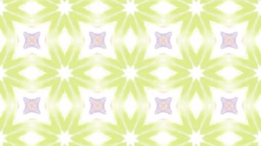 Kaleydoskop sorunsuz döngü sıra mandala desenler çok renkli hareketli grafik arka plan soyut. Yoga için ideal, kulüpleri, gösterir