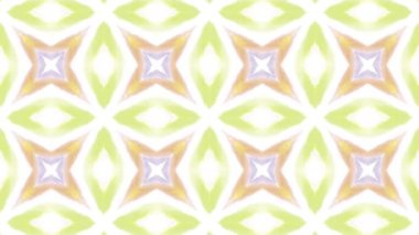 Kaleydoskop sorunsuz döngü sıra mandala desenler çok renkli hareketli grafik arka plan soyut. Yoga için ideal, kulüpleri, gösterir