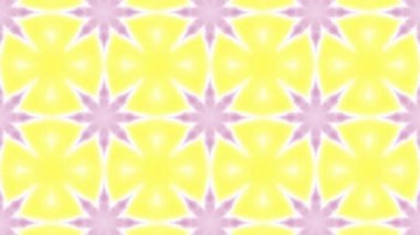 Kaleydoskop sorunsuz döngü sıra mandala desenler çok renkli hareketli grafik arka plan soyut. Yoga için ideal, kulüpleri, gösterir