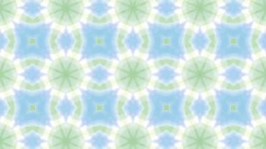 Kaleydoskop sorunsuz döngü sıra mandala desenler çok renkli hareketli grafik arka plan soyut. Yoga için ideal, kulüpleri, gösterir