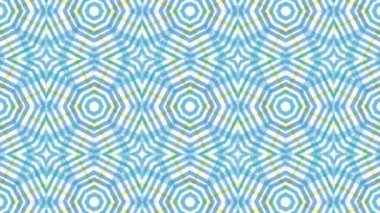 Kaleydoskop sorunsuz döngü sıra mandala desenler çok renkli hareketli grafik arka plan soyut. Yoga için ideal, kulüpleri, gösterir