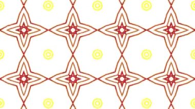 Kaleydoskop sorunsuz döngü sıra mandala desenler çok renkli hareketli grafik arka plan soyut. Yoga için ideal, kulüpleri, gösterir