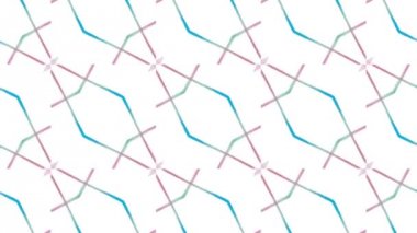 Kaleydoskop sorunsuz döngü sıra mandala desenler çok renkli hareketli grafik arka plan soyut. Yoga için ideal, kulüpleri, gösterir