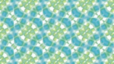 Kaleydoskop sorunsuz döngü sıra mandala desenler çok renkli hareketli grafik arka plan soyut. Yoga için ideal, kulüpleri, gösterir