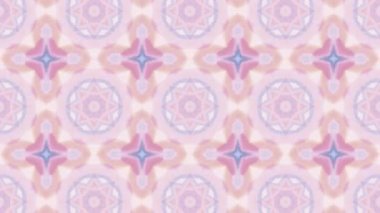 Kaleydoskop sorunsuz döngü sıra mandala desenler çok renkli hareketli grafik arka plan soyut. Yoga için ideal, kulüpleri, gösterir