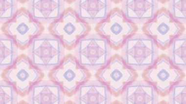 Kaleydoskop sorunsuz döngü sıra mandala desenler çok renkli hareketli grafik arka plan soyut. Yoga için ideal, kulüpleri, gösterir