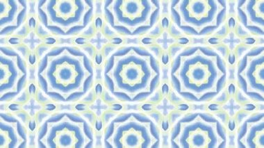 Kaleydoskop sorunsuz döngü sıra mandala desenler çok renkli hareketli grafik arka plan soyut. Yoga için ideal, kulüpleri, gösterir