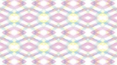 Kaleydoskop sorunsuz döngü sıra mandala desenler çok renkli hareketli grafik arka plan soyut. Yoga için ideal, kulüpleri, gösterir