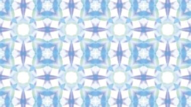 Kaleydoskop sorunsuz döngü sıra mandala desenler çok renkli hareketli grafik arka plan soyut. Yoga için ideal, kulüpleri, gösterir