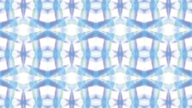 Kaleydoskop sorunsuz döngü sıra mandala desenler çok renkli hareketli grafik arka plan soyut. Yoga için ideal, kulüpleri, gösterir