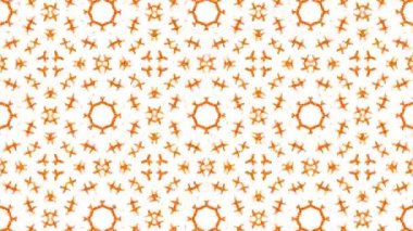 Kaleydoskop sorunsuz döngü sıra mandala desenler çok renkli hareketli grafik arka plan soyut. Yoga için ideal, kulüpleri, gösterir