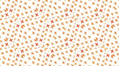 Kaleydoskop sorunsuz döngü sıra mandala desenler çok renkli hareketli grafik arka plan soyut. Yoga için ideal, kulüpleri, gösterir