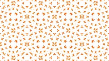 Kaleydoskop sorunsuz döngü sıra mandala desenler çok renkli hareketli grafik arka plan soyut. Yoga için ideal, kulüpleri, gösterir