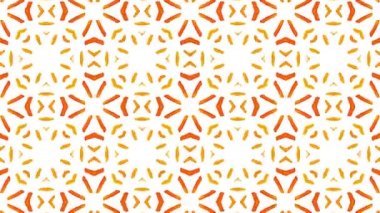 Kaleydoskop sorunsuz döngü sıra mandala desenler çok renkli hareketli grafik arka plan soyut. Yoga için ideal, kulüpleri, gösterir