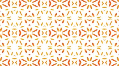 Kaleydoskop sorunsuz döngü sıra mandala desenler çok renkli hareketli grafik arka plan soyut. Yoga için ideal, kulüpleri, gösterir