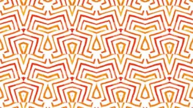Kaleydoskop sorunsuz döngü sıra mandala desenler çok renkli hareketli grafik arka plan soyut. Yoga için ideal, kulüpleri, gösterir