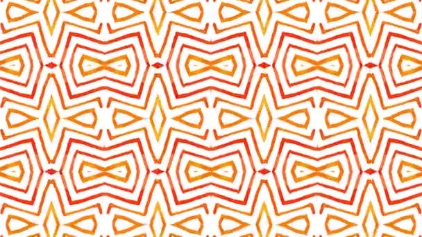 Kaléidoscope boucle transparente séquence mandala motifs abstraits multicolores fond graphique de mouvement. Idéal pour le yoga, clubs, spectacles 