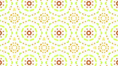 Kaleydoskop sorunsuz döngü sıra mandala desenler çok renkli hareketli grafik arka plan soyut. Yoga için ideal, kulüpleri, gösterir