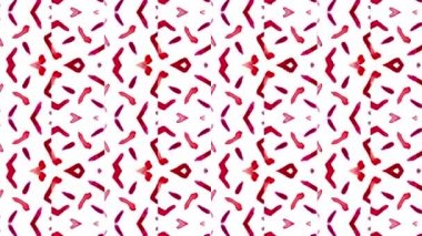 Kaleydoskop sorunsuz döngü sıra mandala desenler çok renkli hareketli grafik arka plan soyut. Yoga için ideal, kulüpleri, gösterir