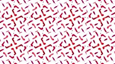 Kaleydoskop sorunsuz döngü sıra mandala desenler çok renkli hareketli grafik arka plan soyut. Yoga için ideal, kulüpleri, gösterir