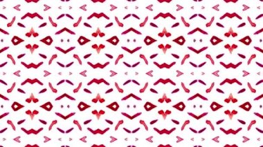 Kaleydoskop sorunsuz döngü sıra mandala desenler çok renkli hareketli grafik arka plan soyut. Yoga için ideal, kulüpleri, gösterir