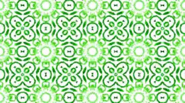 Kaleydoskop sorunsuz döngü sıra mandala desenler çok renkli hareketli grafik arka plan soyut. Yoga için ideal, kulüpleri, gösterir