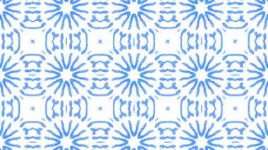 Kaleydoskop sorunsuz döngü sıra mandala desenler çok renkli hareketli grafik arka plan soyut. Yoga için ideal, kulüpleri, gösterir