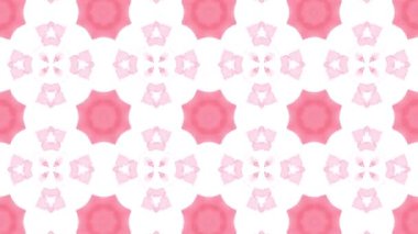 Kaleydoskop sorunsuz döngü sıra mandala desenler çok renkli hareketli grafik arka plan soyut. Yoga için ideal, kulüpleri, gösterir