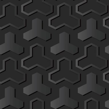 3D karanlık kağıt sanat çokgen geometri üçgen çapraz