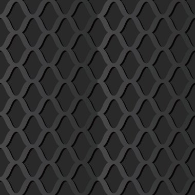 3D karanlık kağıt sanat eğri dalga çapraz çerçeve çizgi