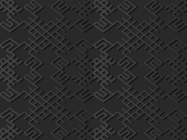 3D karanlık kağıt sanat sarmal çapraz çerçeve çokgen kadraj