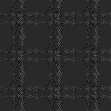 3D karanlık kağıt sanat eğrisi çokgen çapraz çerçeve elmas kontrol Gem