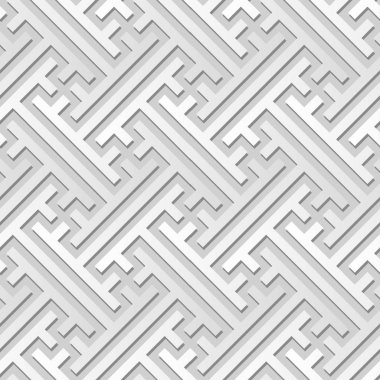 3D beyaz kağıt sanat geometri çapraz oyma çerçeve