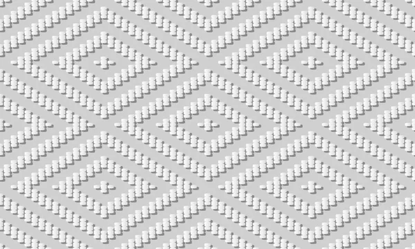 3D-Witboek art Stitch Cross Square controleren diamant Frame lijn — Stockvector