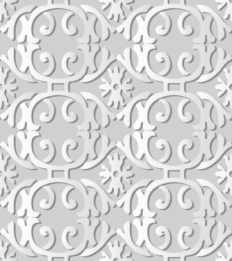 3D beyaz kağıt sanat sarmal eğri çapraz çerçeve çiçek