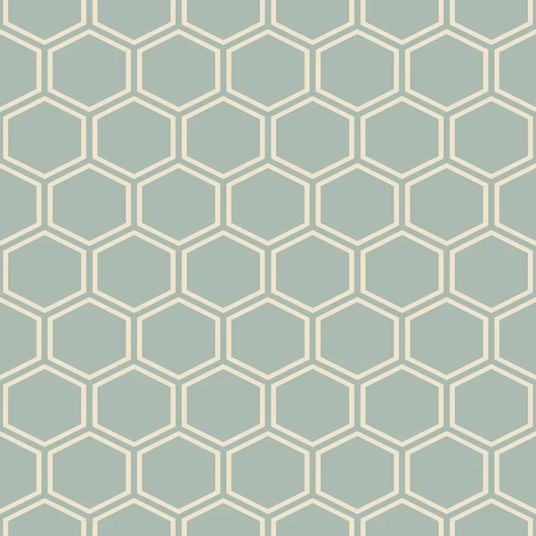 Antique fond sans couture Géométrie hexagonale Cross Frame — Image vectorielle