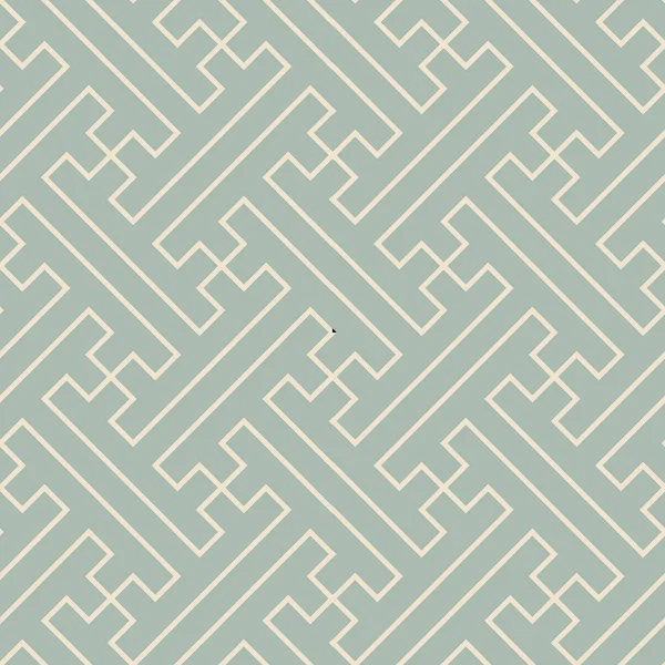 Antique fond sans couture Polygone spirale Tracery Line — Image vectorielle