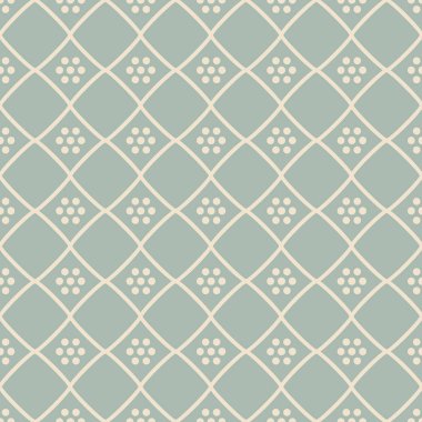 Antika sorunsuz arka plan elmas çapraz çerçeve nokta çiçek kontrol