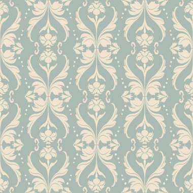 Antika sorunsuz arka plan eğrisi dalga çapraz nokta çizgi yaprak Flowe