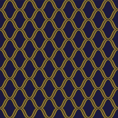 Antika sorunsuz arka plan eğri dalga çapraz çerçeve çizgi