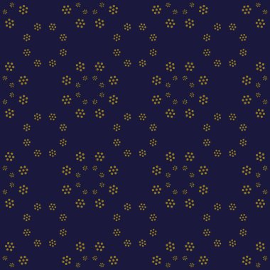 Antika sorunsuz arka plan yuvarlak çapraz nokta çiçek