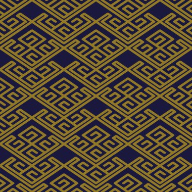 Antika sorunsuz arka plan sarmal kontrol çapraz oyma çerçeve Lin