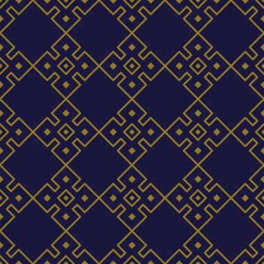 Antika sorunsuz arka plan kare kontrol çapraz çerçeve geometrisi