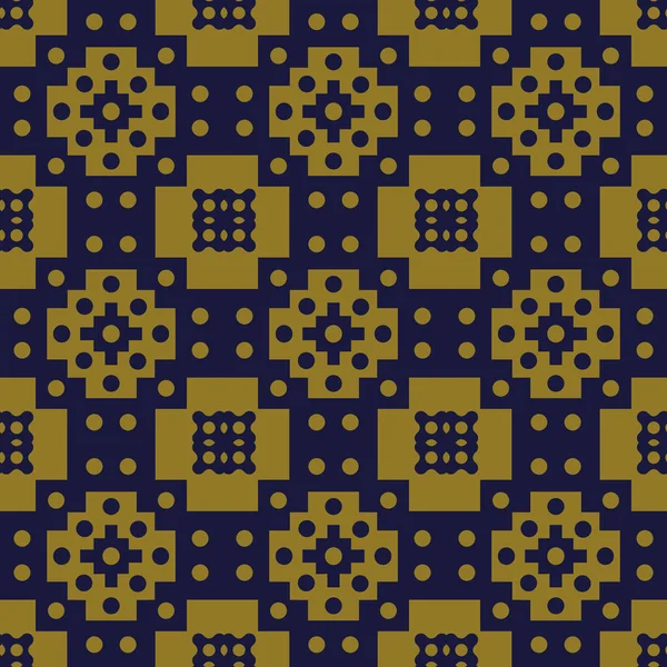 Antika sorunsuz arka plan yuvarlak kontrol kare çapraz geometri