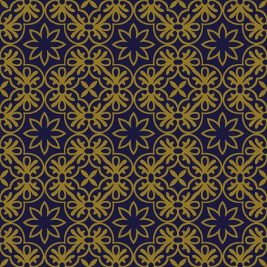 Antika sorunsuz arka plan yuvarlak sarmal çapraz çerçeve çiçek