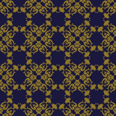 Antika sorunsuz arka plan sarmal eğri çapraz botanik bitki Flo