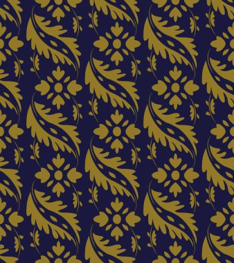 Antika sorunsuz arka plan eğrisi sarmal çapraz yaprak asma çiçek